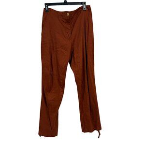 Rag & Bone Dawn Linen Blend Pant in Mahogany NWT Size‎ 8